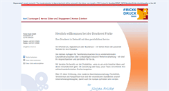 Desktop Screenshot of fricke-druck.de